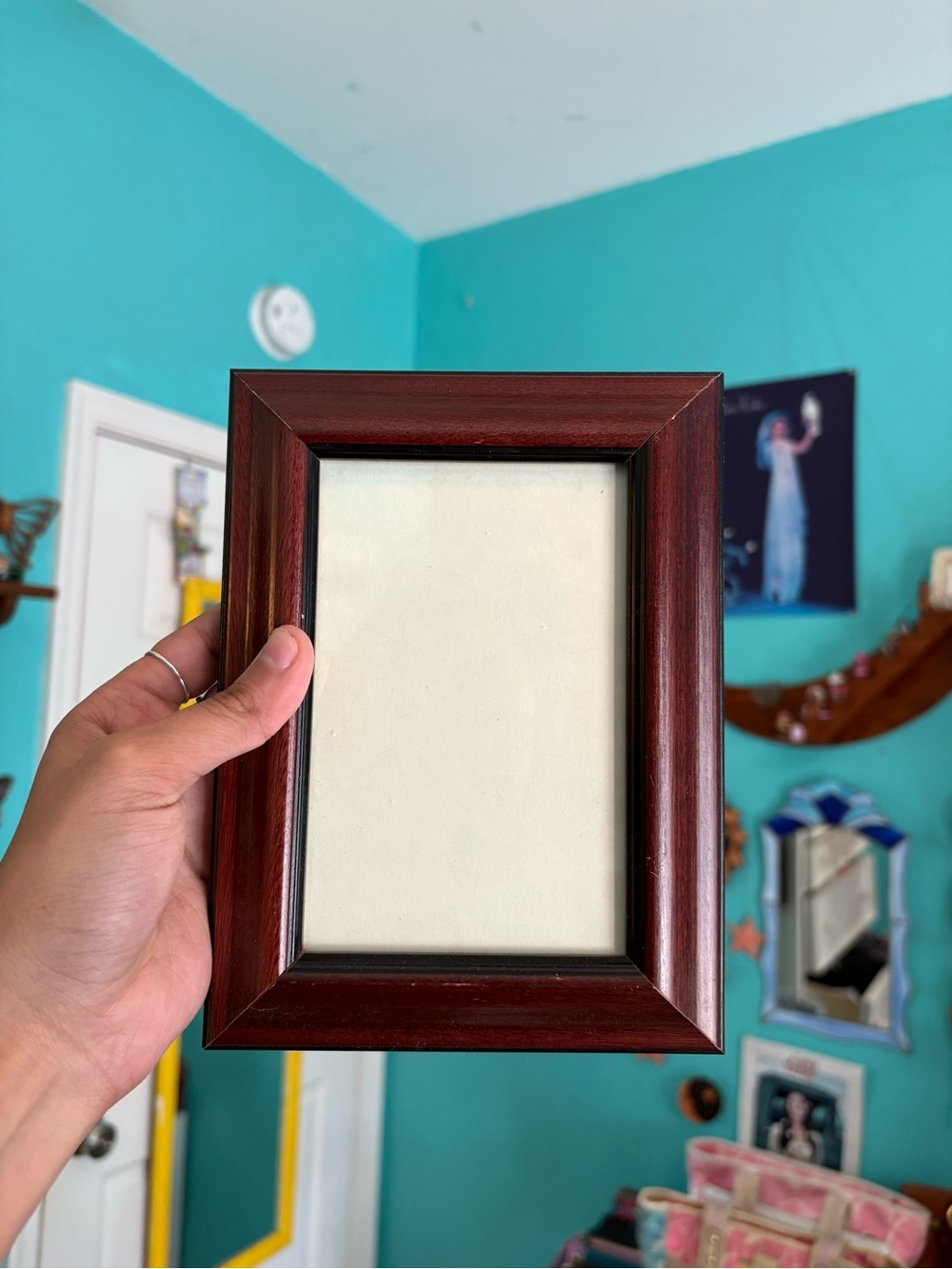 Cherry Wood Color Tabletop Picture Frame